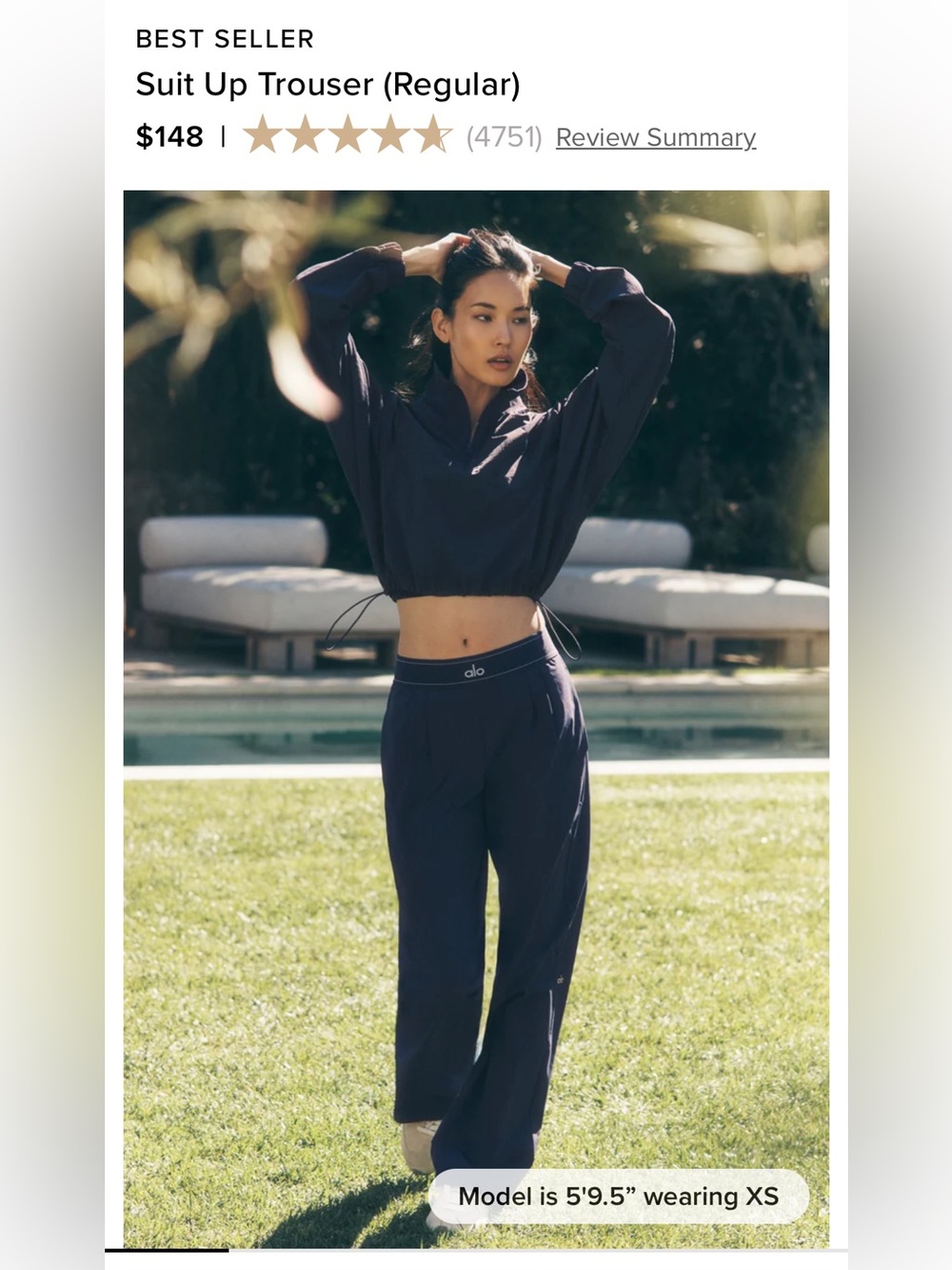 ALO Yoga Suit Up Trouser - Picture 14 of 14